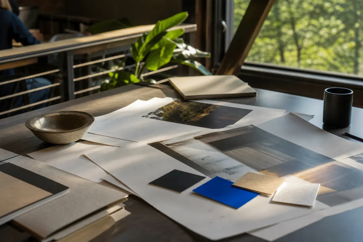 Editorial marketing planning scene for AI SEO in Hazle, Pennsylvania