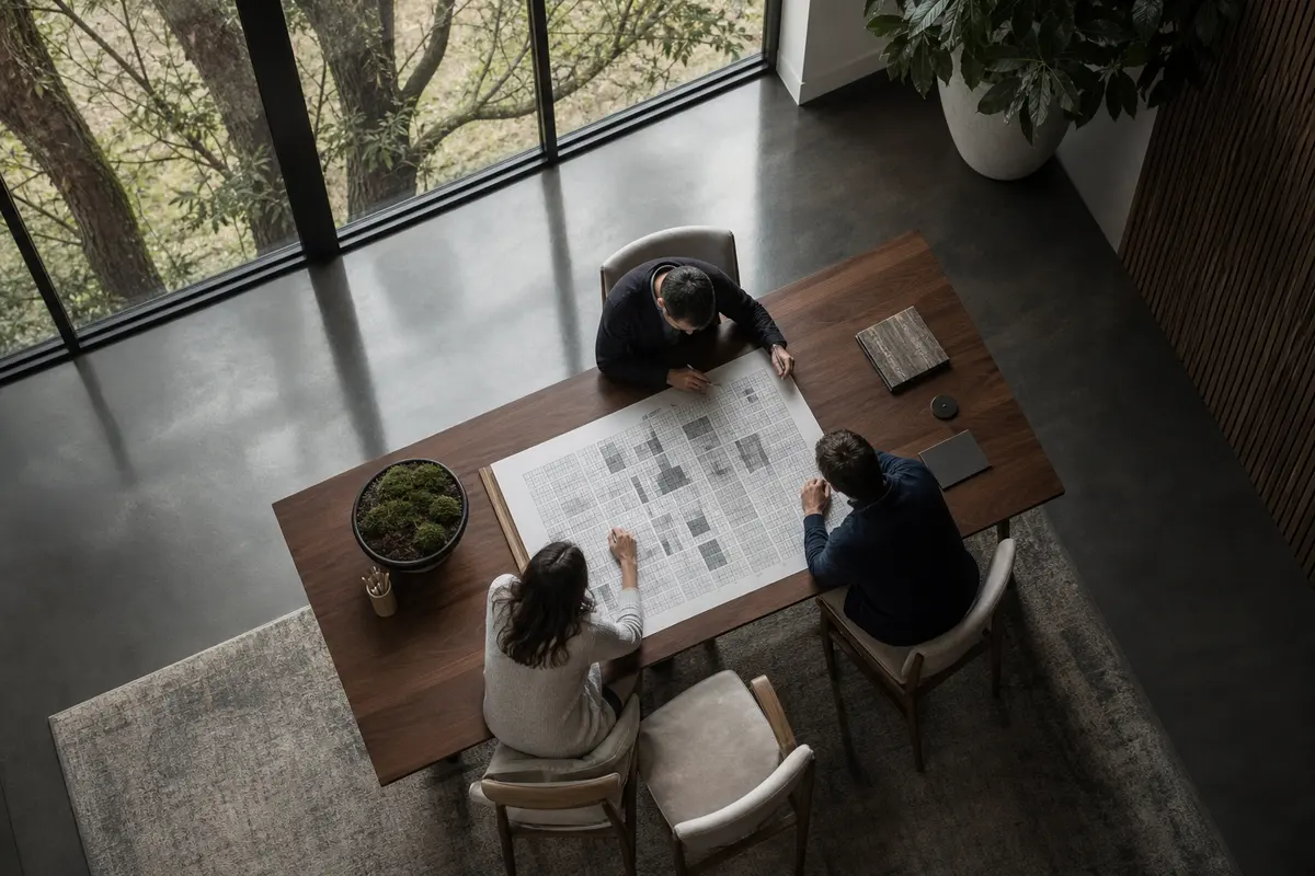Editorial marketing planning scene for Programmatic SEO in Middle Smithfield, Pennsylvania