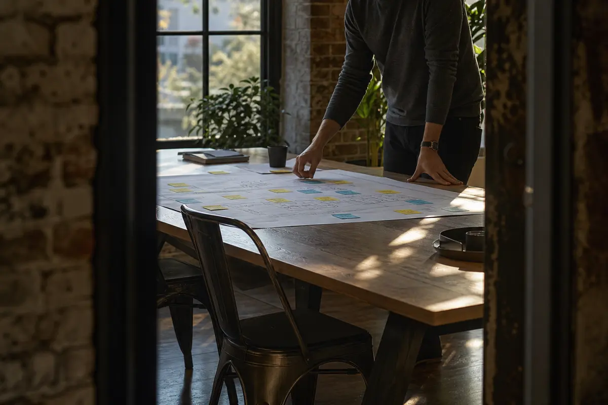 Editorial marketing planning scene for Local Service Ads in Douglass, Pennsylvania