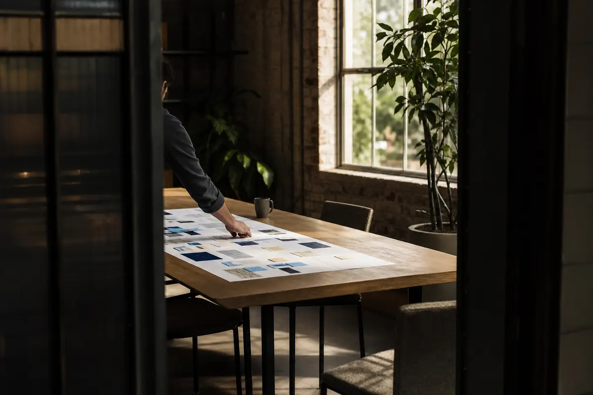 Editorial marketing planning scene for Programmatic SEO in Lower Merion, Pennsylvania