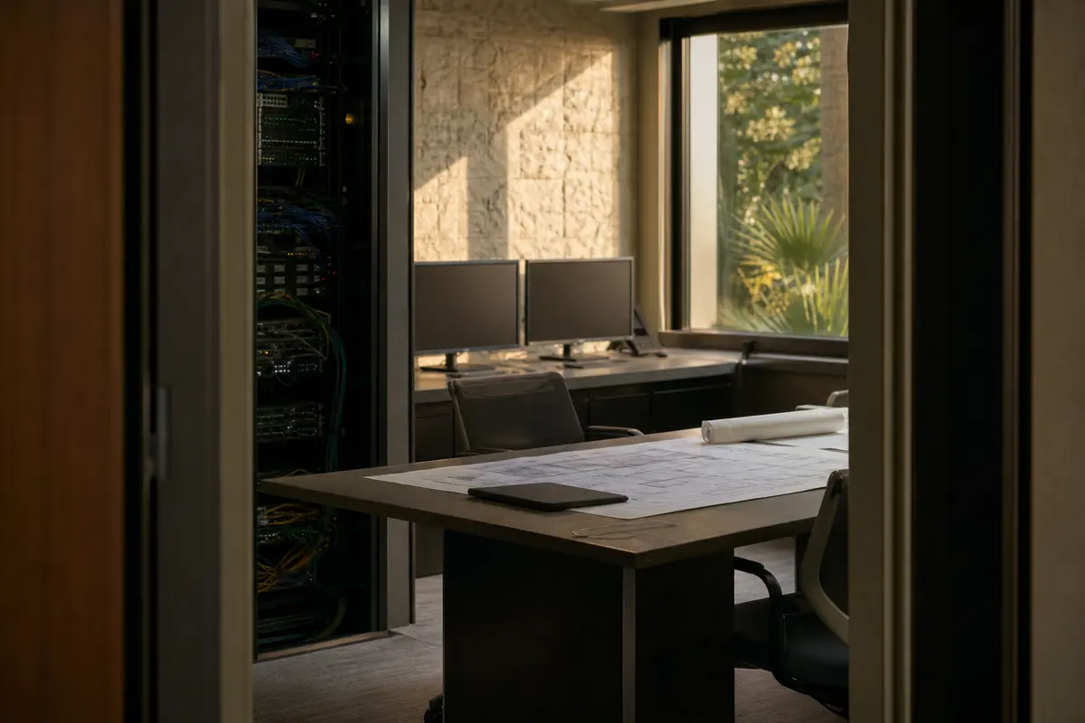 Editorial platform planning scene for Custom Software in Upper Gwynedd, Pennsylvania
