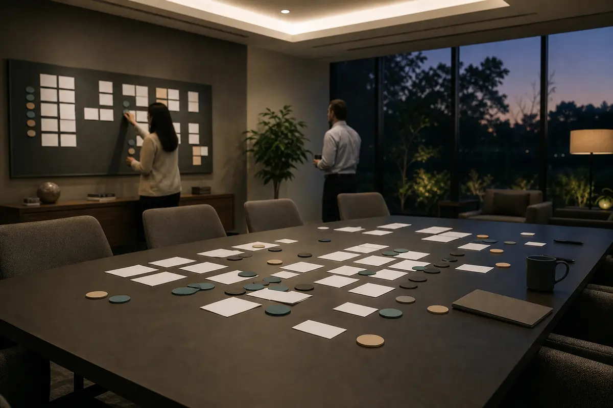 Editorial platform planning scene for Custom Software in Upper Hanover, Pennsylvania