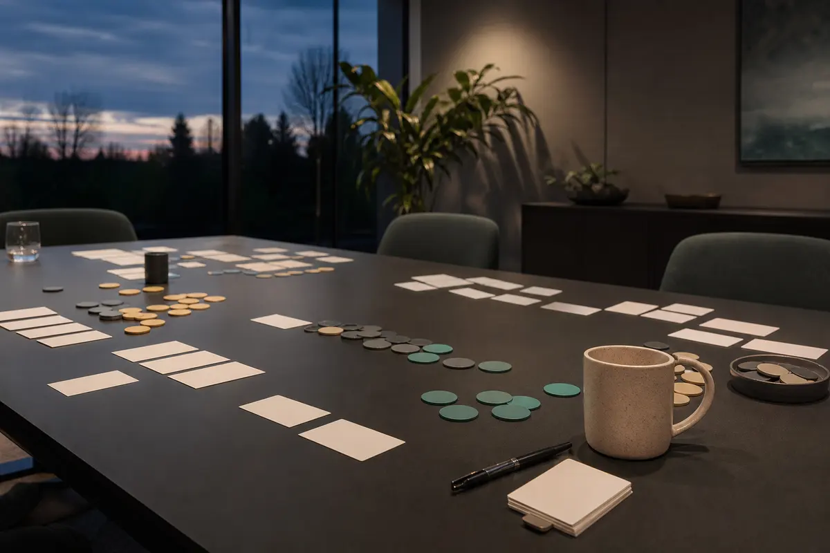 Editorial platform planning scene for ROI Dashboard in West Norriton, Pennsylvania