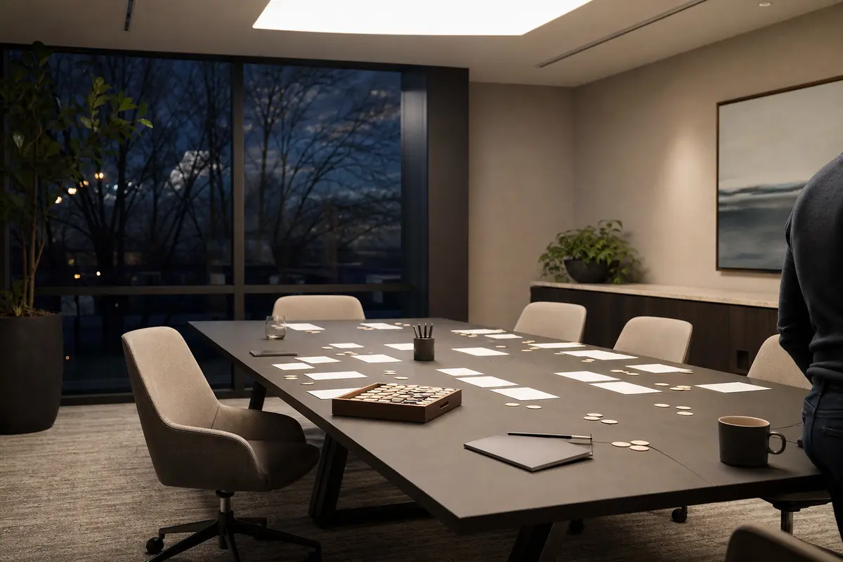 Editorial platform planning scene for Dedicated Hosting in Hanover, Pennsylvania