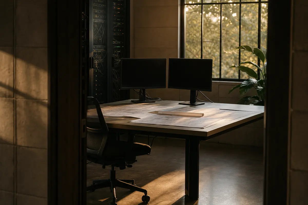 Editorial platform planning scene for Dedicated Hosting in Conemaugh, Pennsylvania