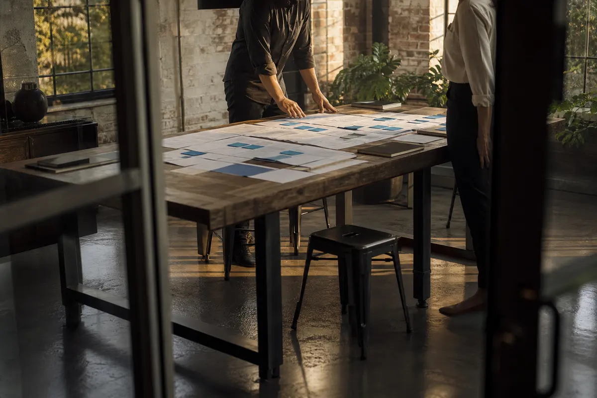 Editorial marketing planning scene for East Buffalo, Pennsylvania