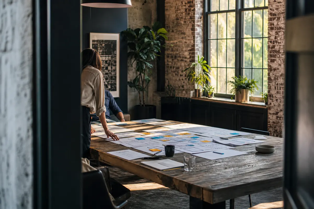 Editorial marketing planning scene for Chartiers, Pennsylvania