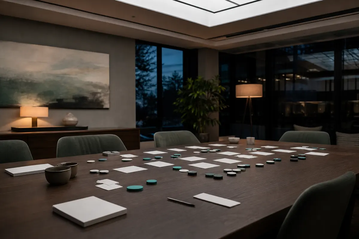Editorial platform planning scene for Custom Software in Derry, Pennsylvania