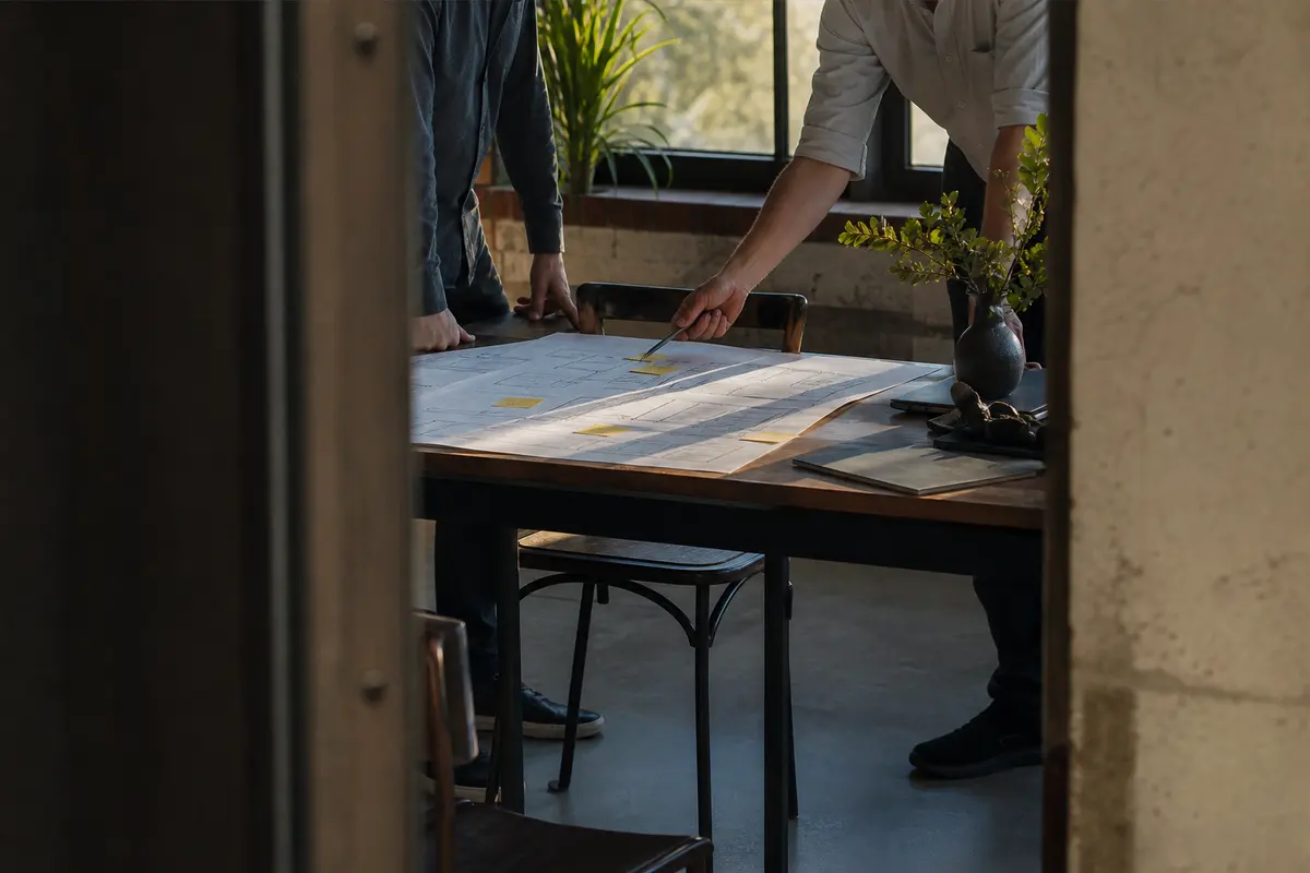 Editorial marketing planning scene for AI SEO in South Huntingdon, Pennsylvania