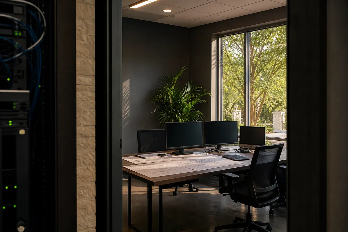 Editorial platform planning scene for Custom Software in Unity, Pennsylvania