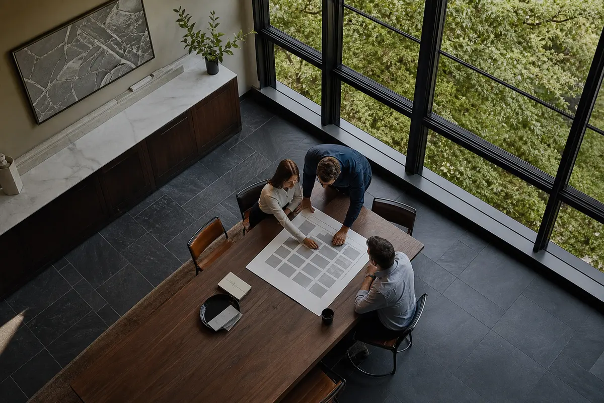 Editorial marketing planning scene for Chester, Pennsylvania
