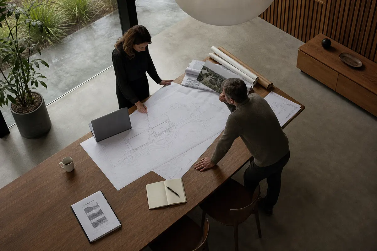 Editorial platform planning scene for Custom Software in Erie, Pennsylvania