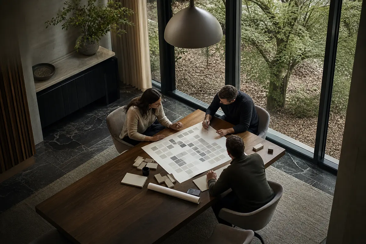 Editorial marketing planning scene for Forest Hills, Pennsylvania