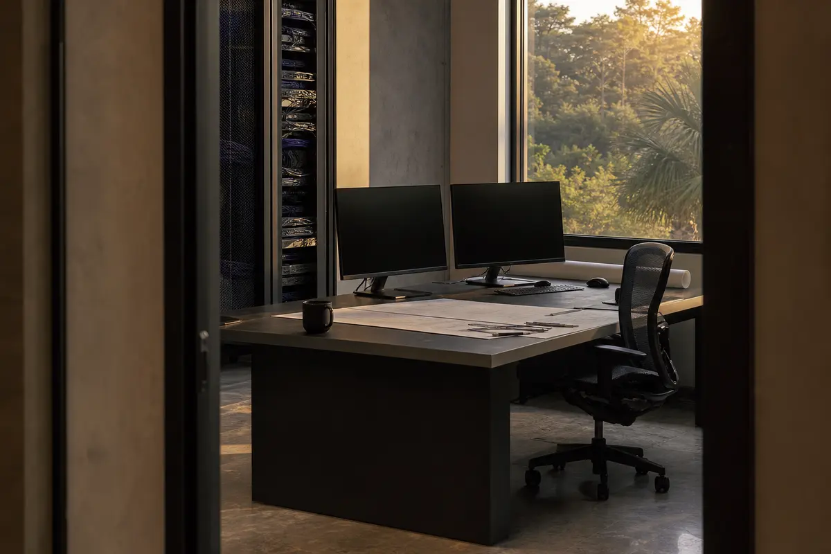 Editorial platform planning scene for Dedicated Hosting in Glenside, Pennsylvania