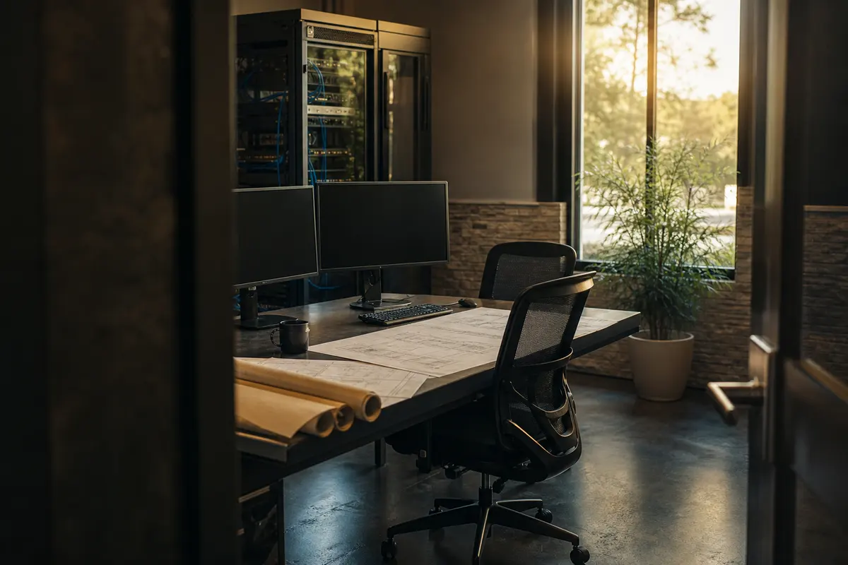Editorial platform planning scene for Custom Software in Lehighton, Pennsylvania