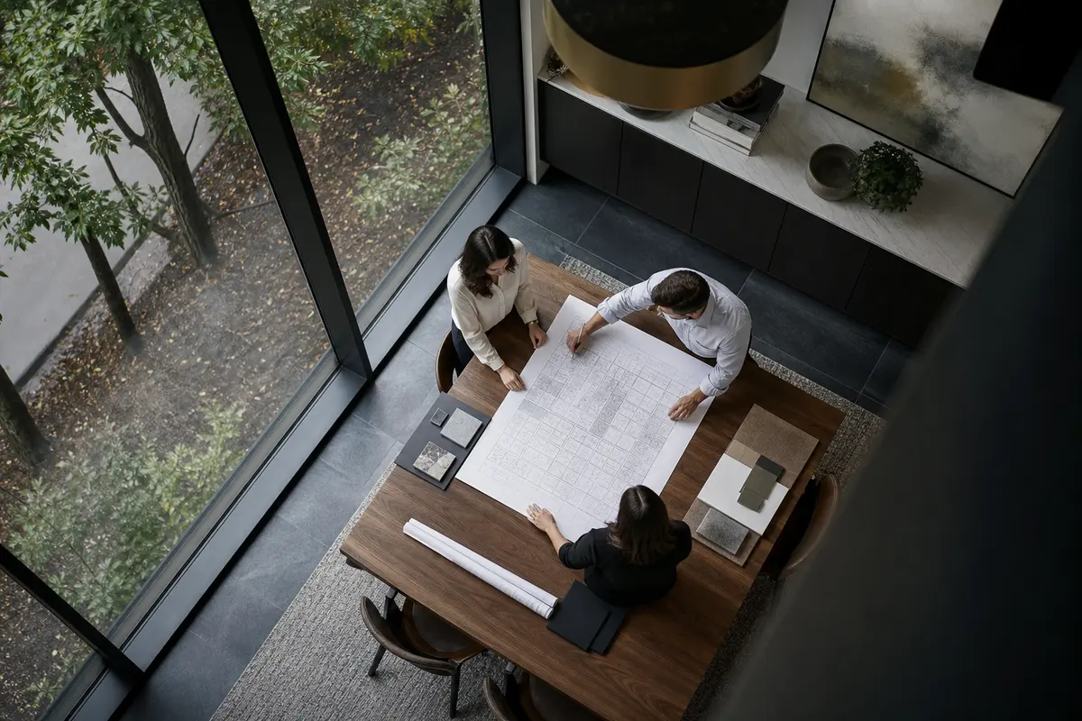 Editorial marketing planning scene for Programmatic SEO in Lionville, Pennsylvania