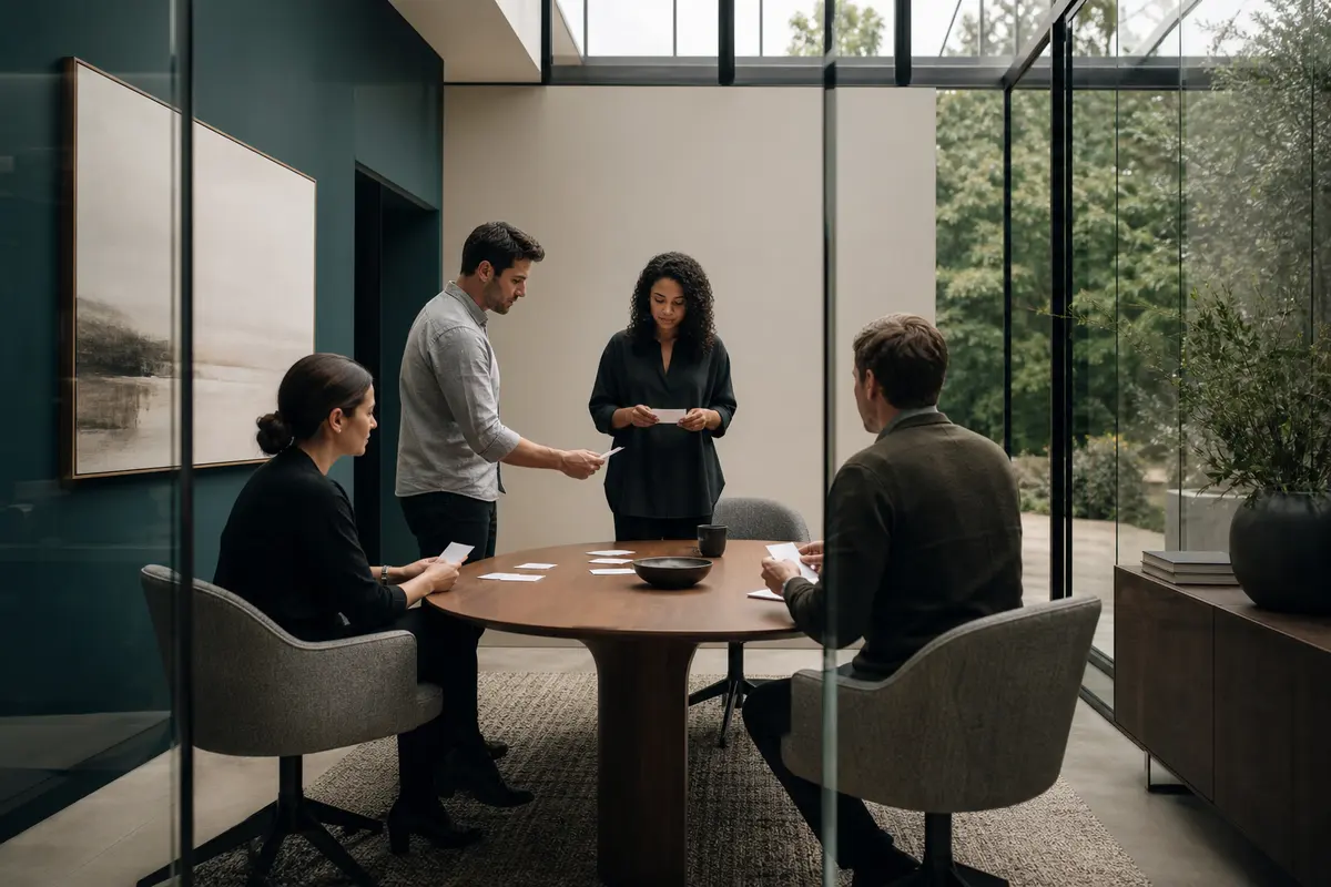 Editorial intake planning scene for Automation in Oxford, Pennsylvania