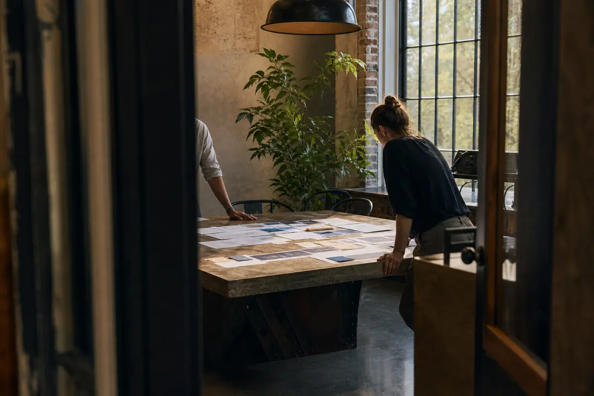 Editorial marketing planning scene for Programmatic SEO in Oxford, Pennsylvania