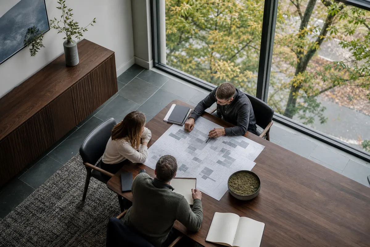 Editorial marketing planning scene for Programmatic SEO in Pennside, Pennsylvania