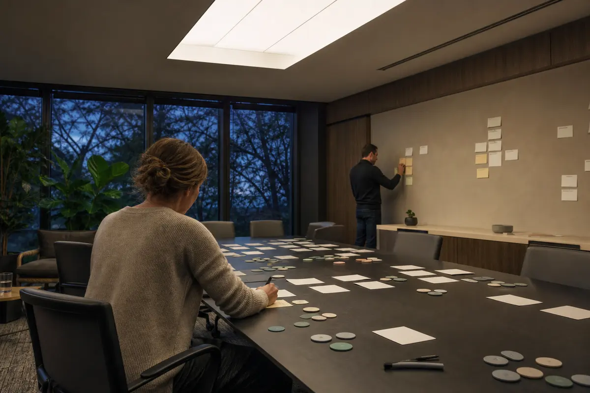 Editorial platform planning scene for Custom Software in Pleasant Hills, Pennsylvania