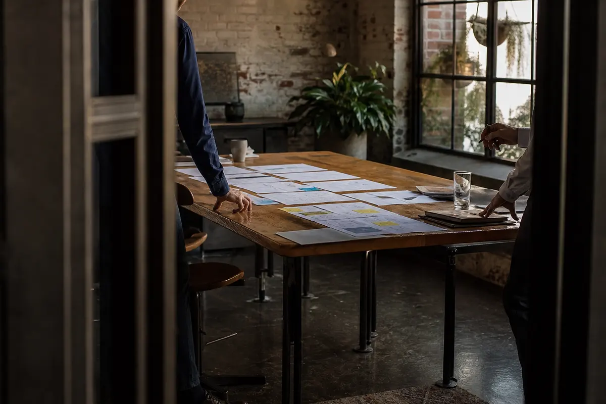 Editorial marketing planning scene for Programmatic SEO in Tyrone, Pennsylvania