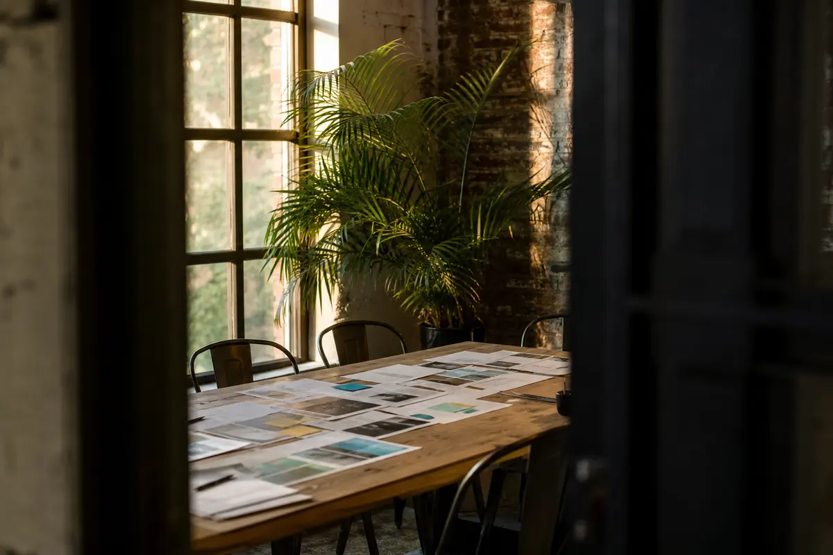 Editorial marketing planning scene for Village Green-Green Ridge, Pennsylvania