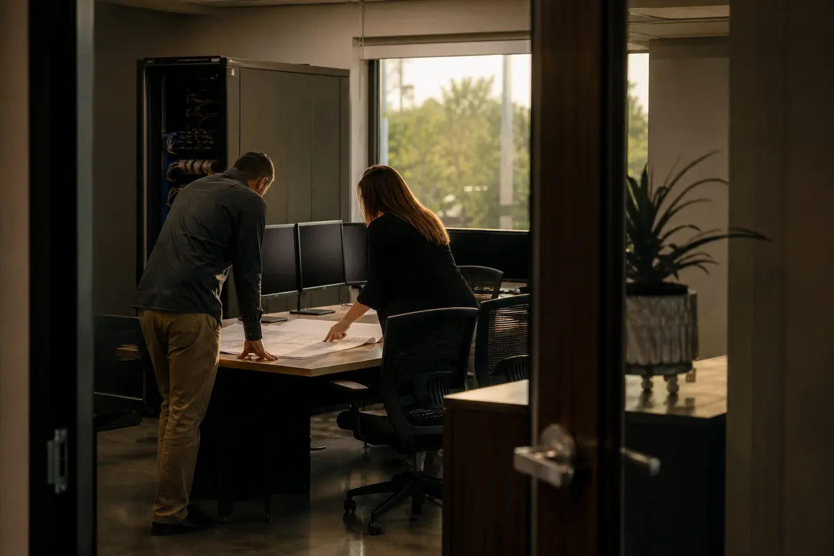 Editorial platform planning scene for Custom Software in West Mifflin, Pennsylvania