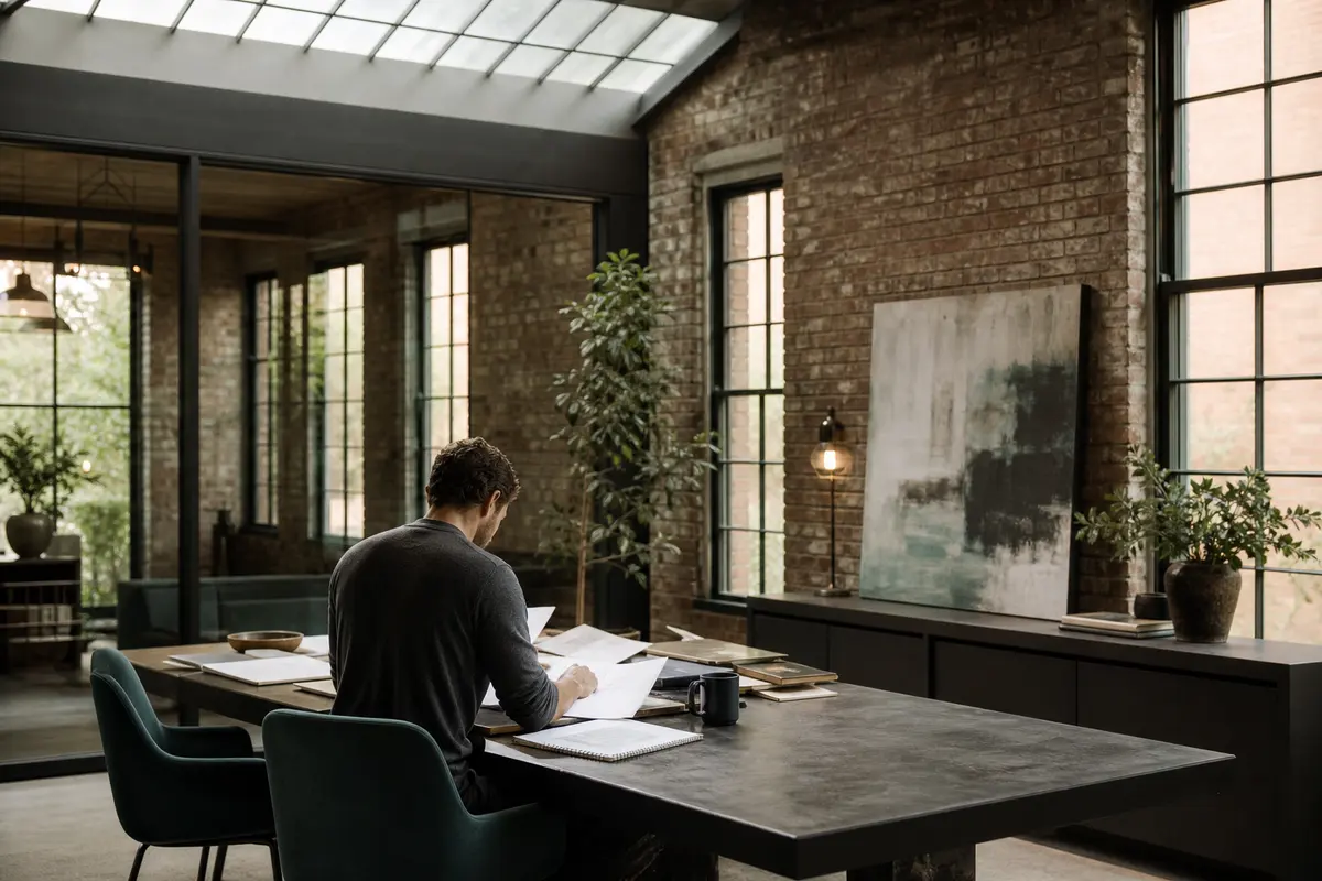 Editorial marketing planning scene for Legal News in Barrington, Rhode Island