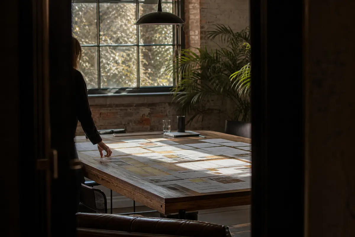 Editorial marketing planning scene for North Providence, Rhode Island