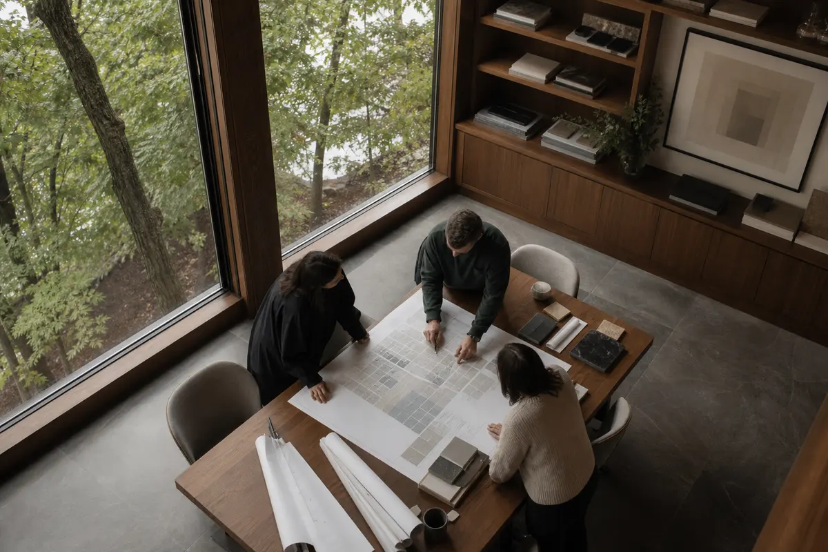 Editorial marketing planning scene for Exeter, Rhode Island