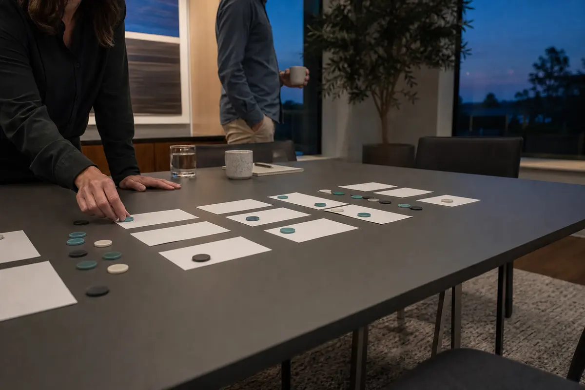 Editorial platform planning scene for ROI Dashboard in Greenville, Rhode Island