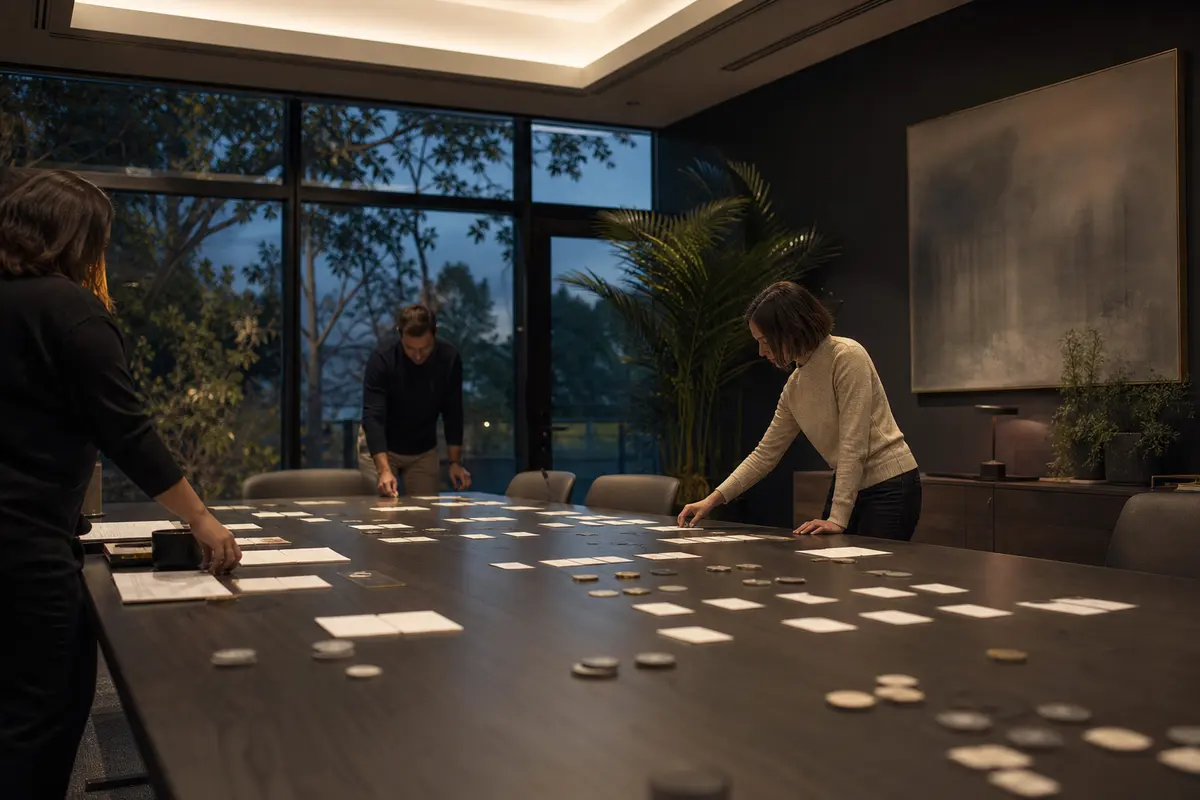 Editorial platform planning scene for Custom Software in Centerville, South Carolina