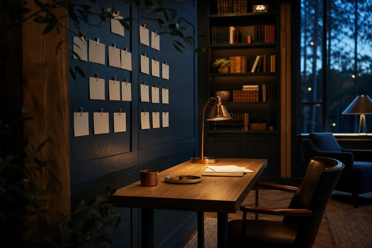 Editorial marketing planning scene for Legal News in Five Forks, South Carolina