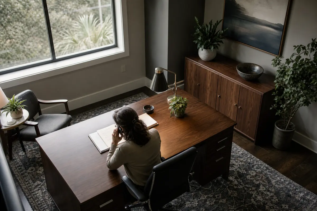 Editorial intake planning scene for Lead Attribution in Forestbrook, South Carolina