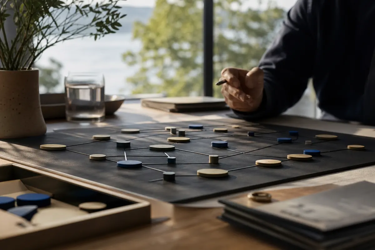Editorial platform planning scene for Custom Software in Lake Murray of Richland, South Carolina