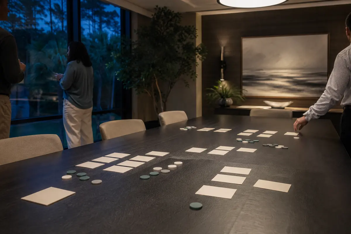 Editorial platform planning scene for ROI Dashboard in Little River, South Carolina