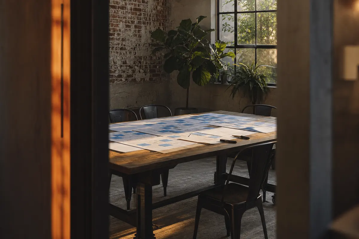 Editorial marketing planning scene for Programmatic SEO in Mount Pleasant, South Carolina