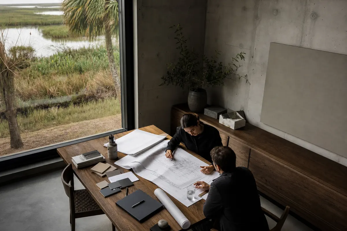Editorial platform planning scene for Custom Software in Mount Pleasant, South Carolina