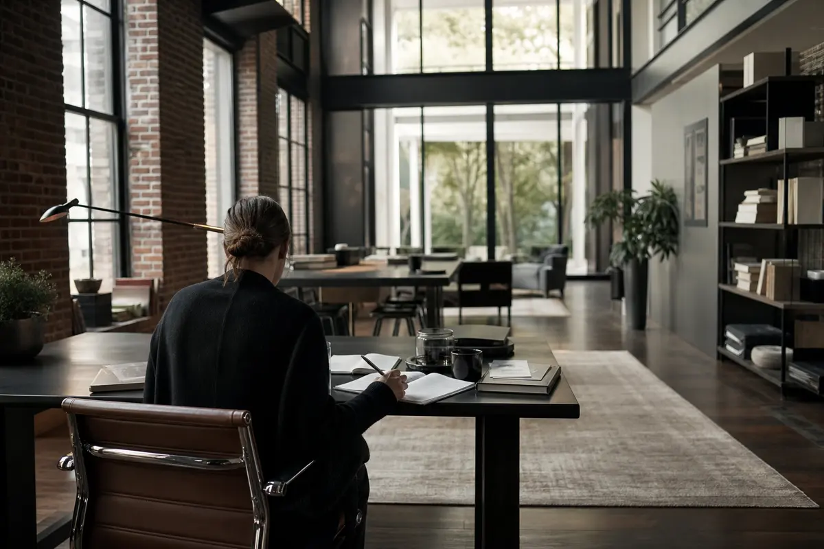 Editorial marketing planning scene for AI SEO in Sangaree, South Carolina