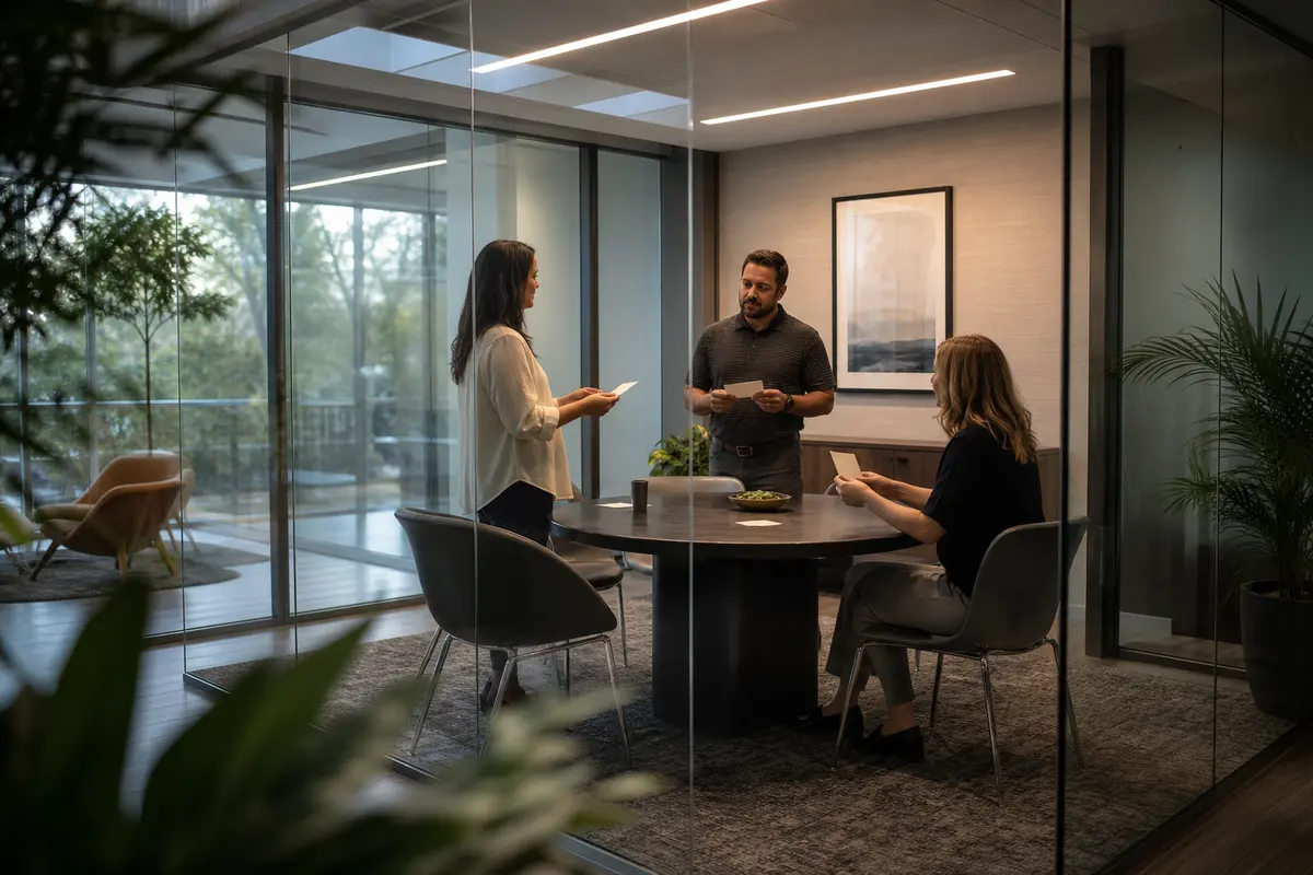 Editorial intake planning scene for AI Answering in Simpsonville, South Carolina