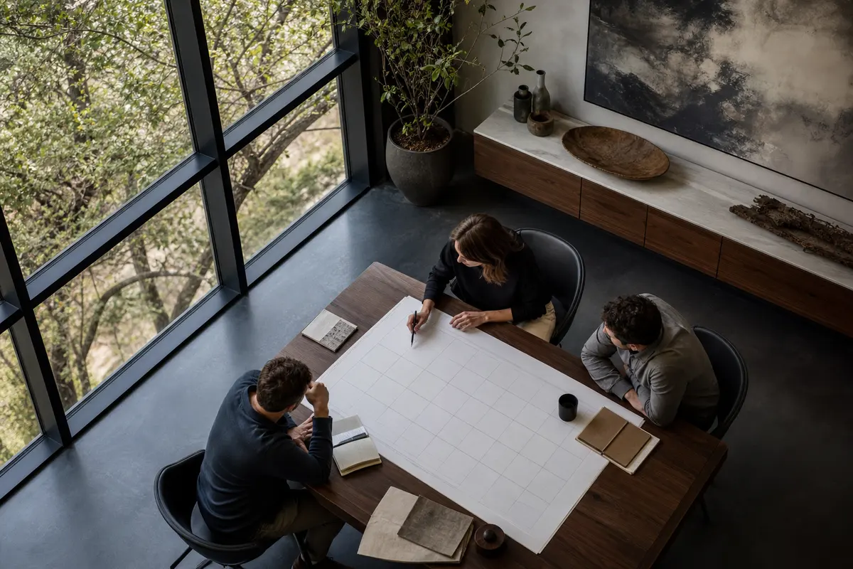 Editorial marketing planning scene for Programmatic SEO in Tega Cay, South Carolina