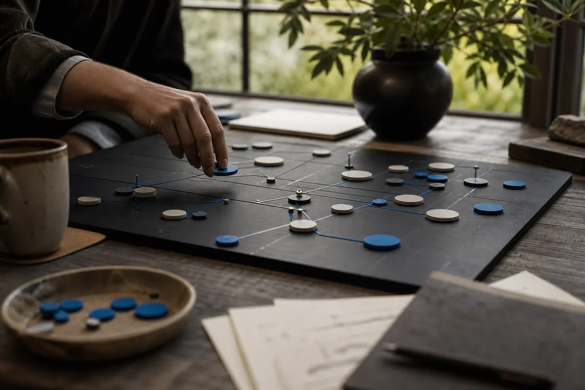 Editorial platform planning scene for Custom Software in Tega Cay, South Carolina