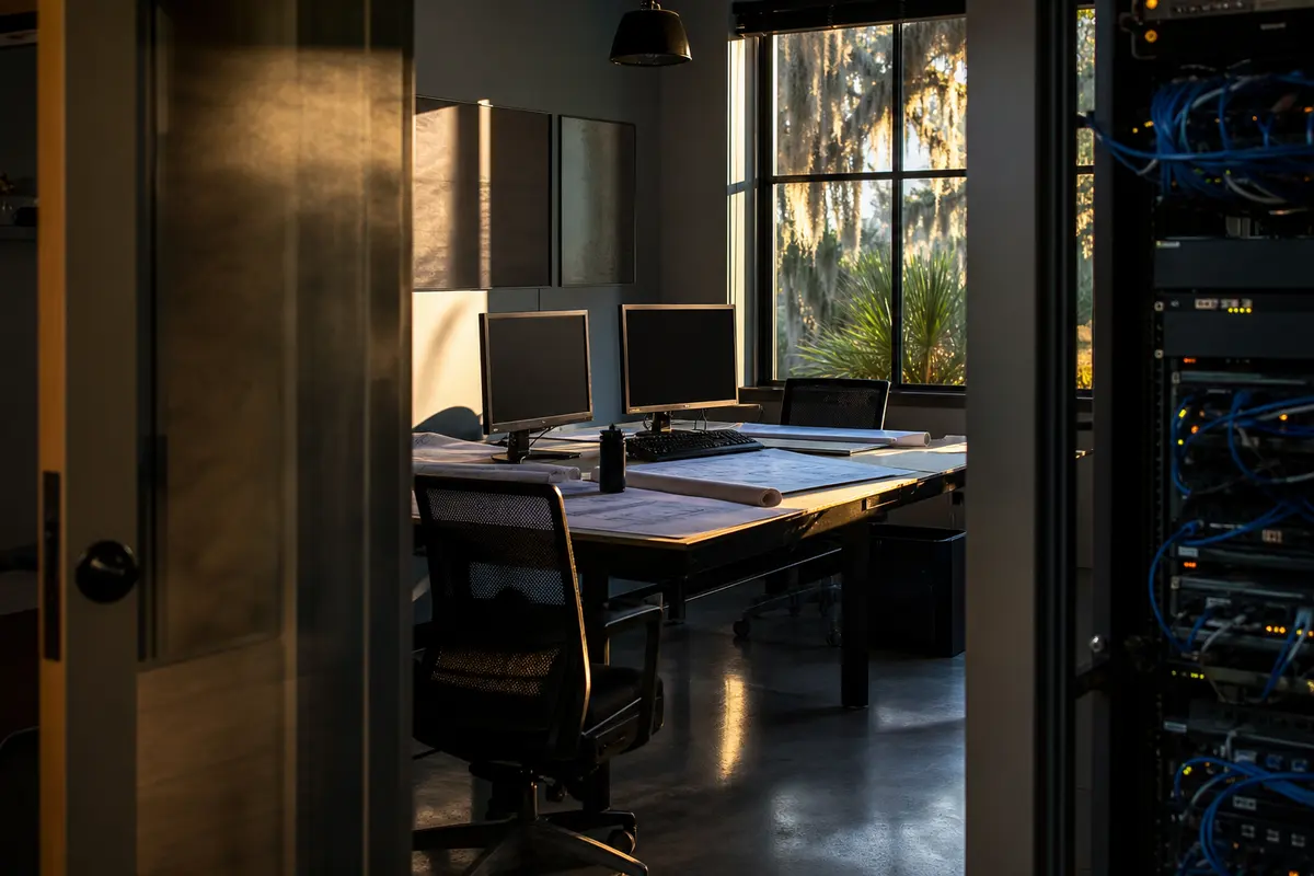 Editorial platform planning scene for Custom Software in Welcome, South Carolina