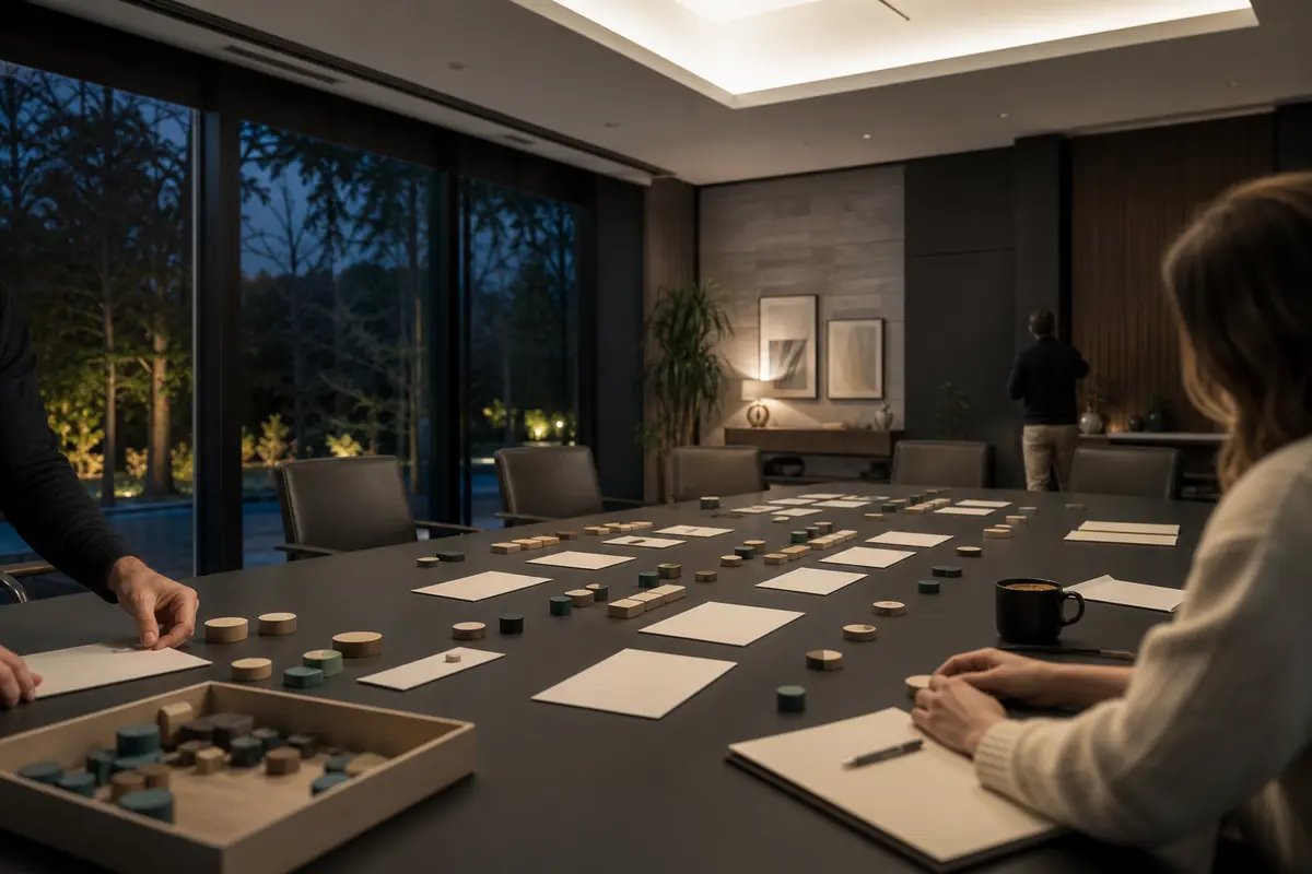 Editorial platform planning scene for Custom Software in West Columbia, South Carolina