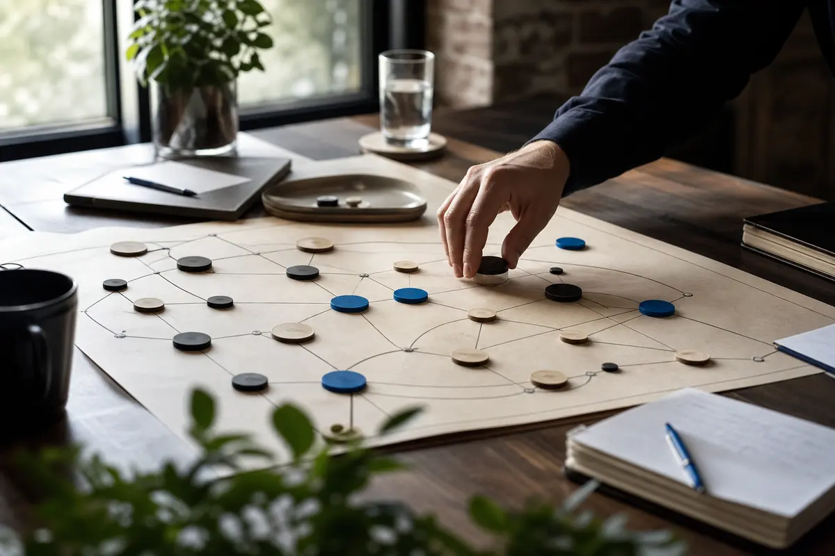 Editorial platform planning scene for ROI Dashboard in York, South Carolina