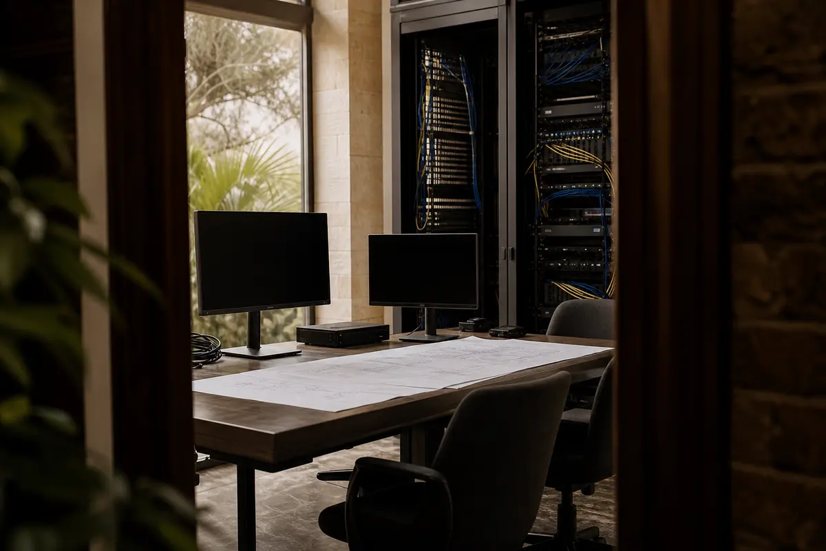 Editorial platform planning scene for Dedicated Hosting in Watertown, South Dakota