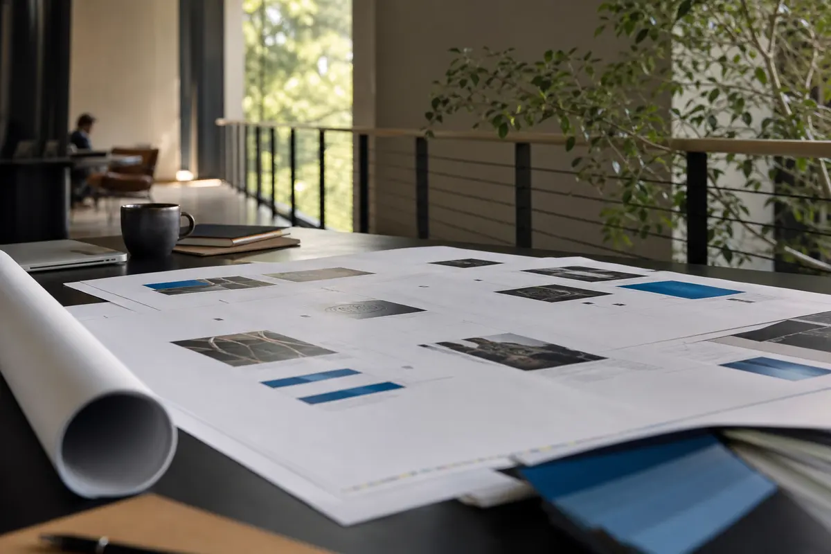 Editorial marketing planning scene for Programmatic SEO in Brentwood, Tennessee