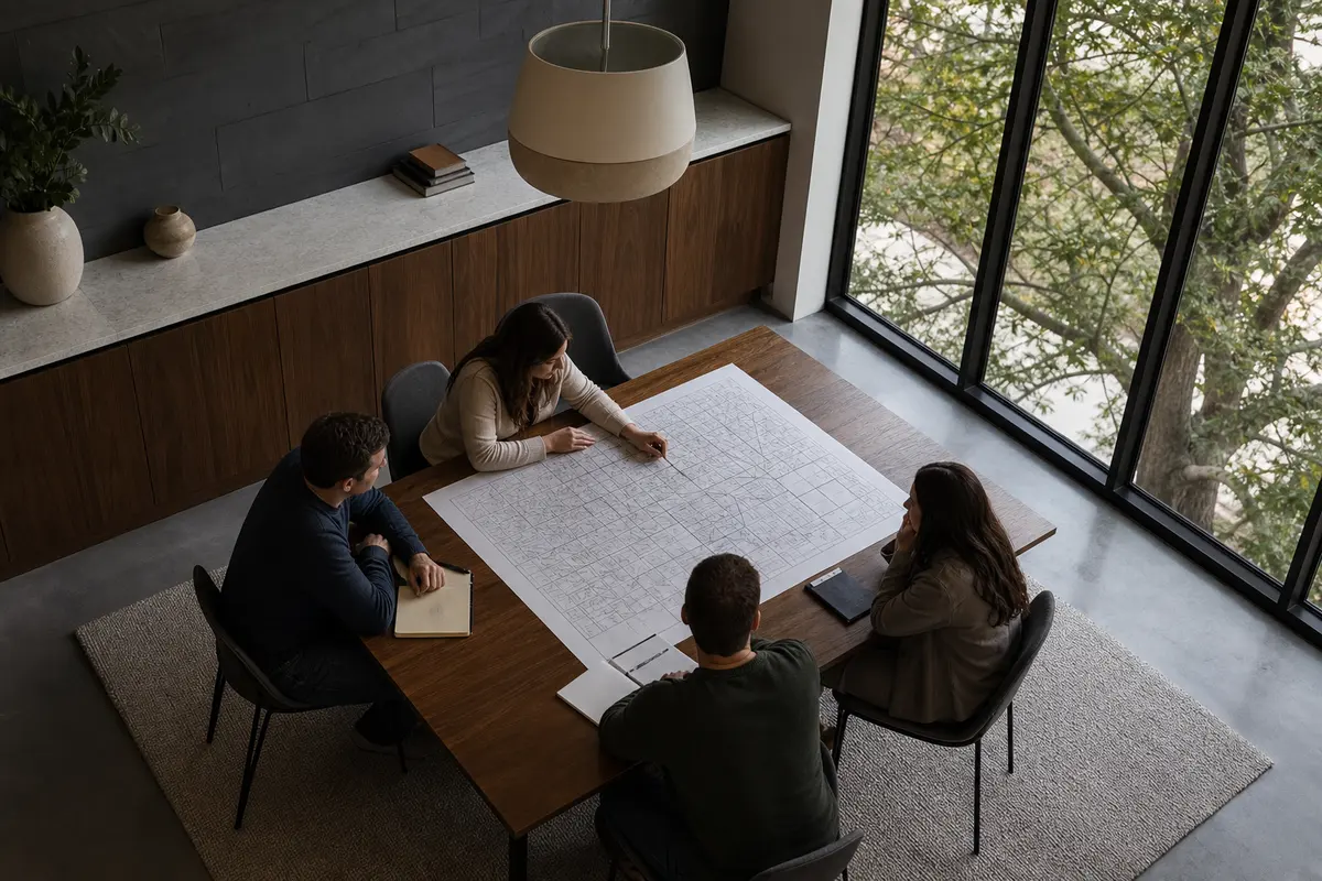 Editorial marketing planning scene for Legal News in Eagleton Village, Tennessee