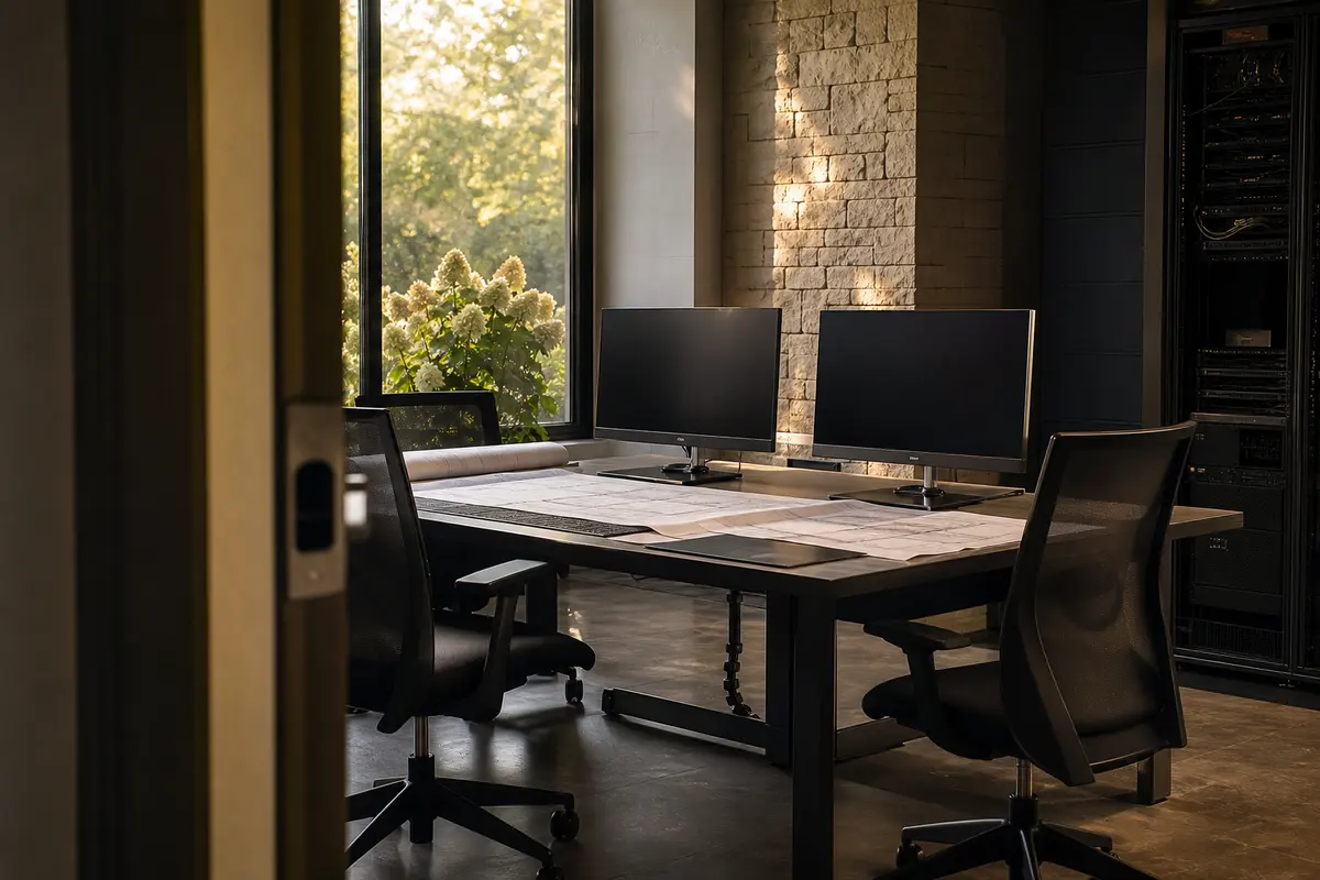 Editorial platform planning scene for Dedicated Hosting in Farragut, Tennessee