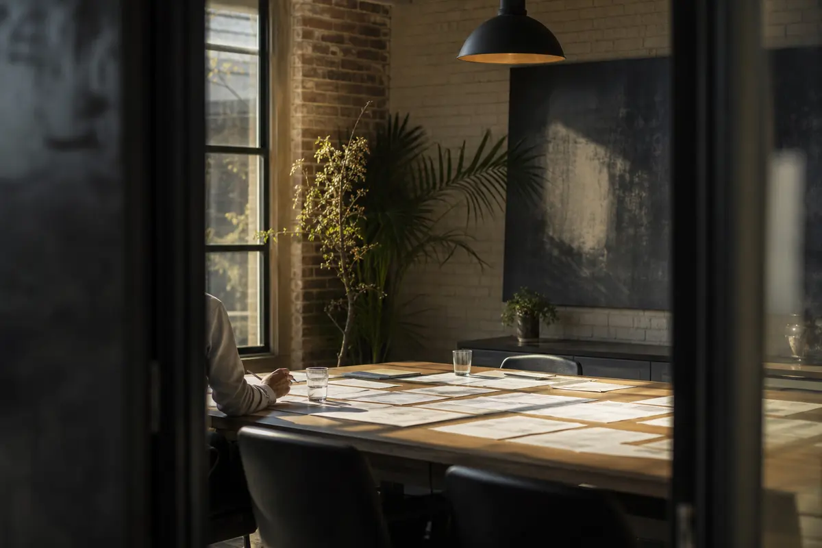 Editorial marketing planning scene for Local Service Ads in Franklin, Tennessee